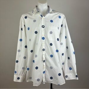 Haupt Men's 3XL Oversized Polka Dot Shirt